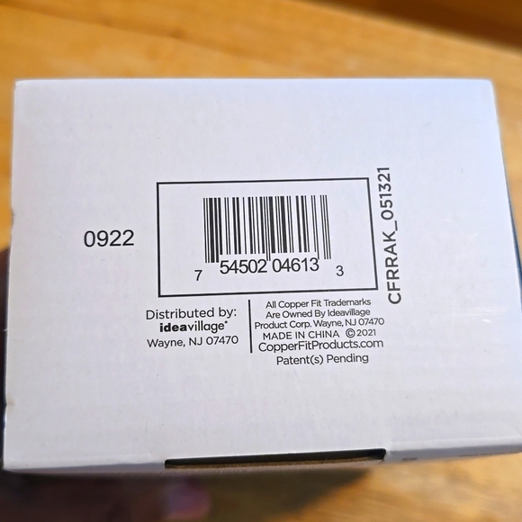 Copper Fit Rapid Relief  Ankle & Foot Wrap with Hot/Cold Pack - Picture 7 of 9